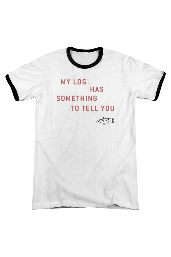 Twin Peaks - My Log - Heather Ringer Short Sleeve Shirt - X-Large