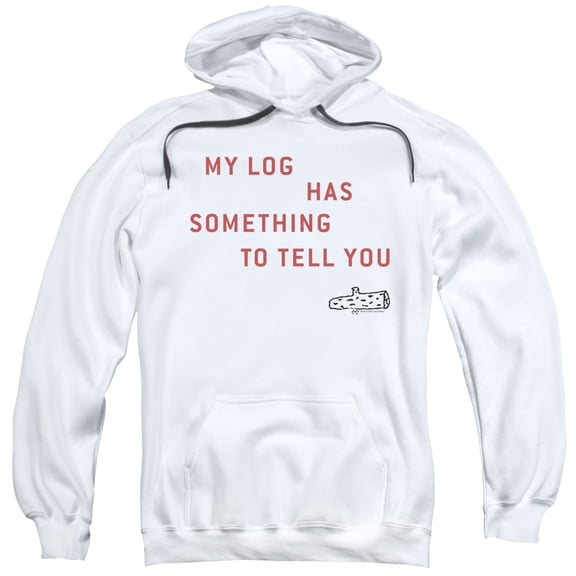 Trevco Sportswear SHO566-AFTH-6 Twin Peaks My Log Adult Pullover Hoodie, White - 3X