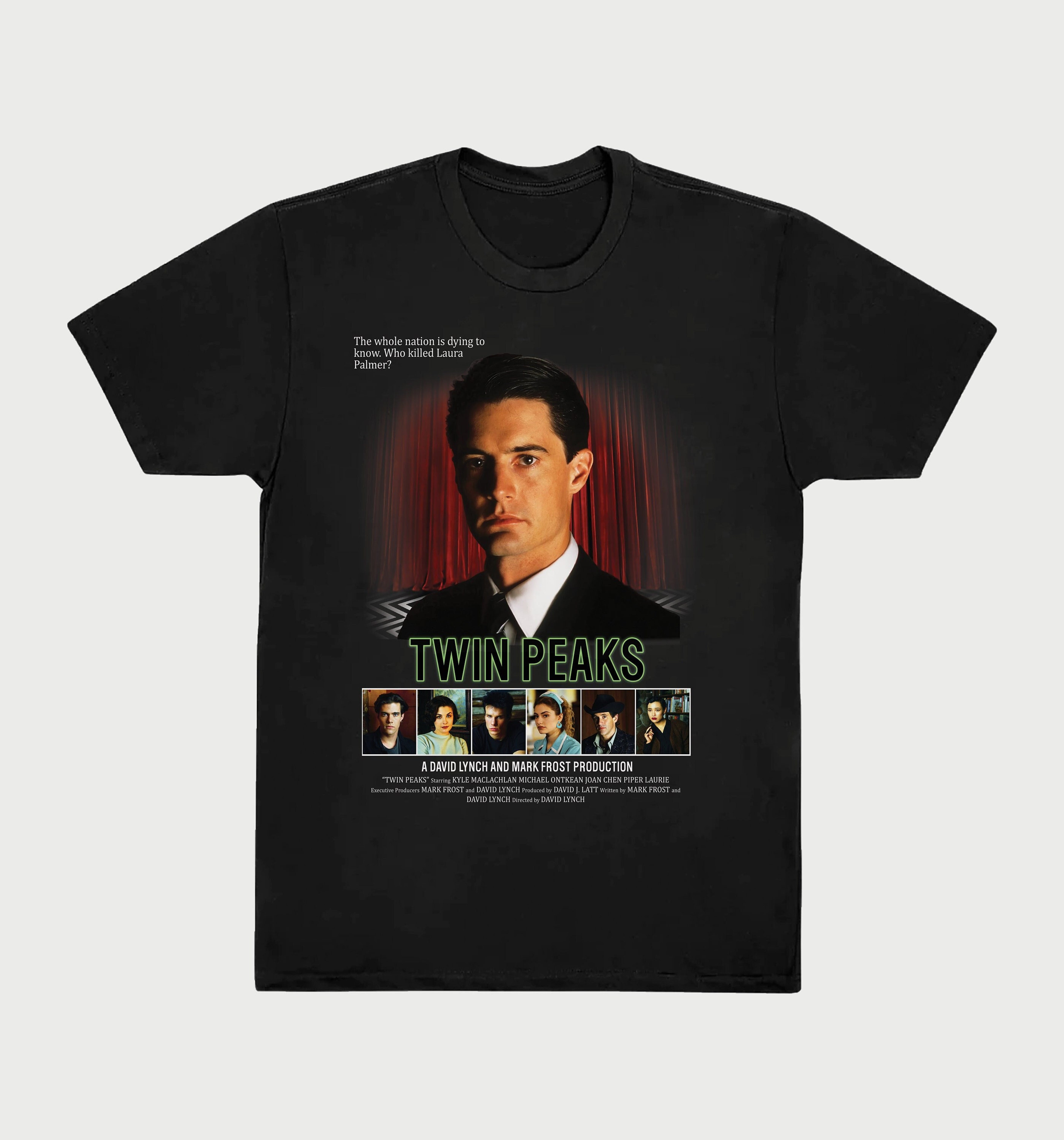 Twin Peaks T-Shirt, Dale Cooper T Shirt, David Lynch Graphic