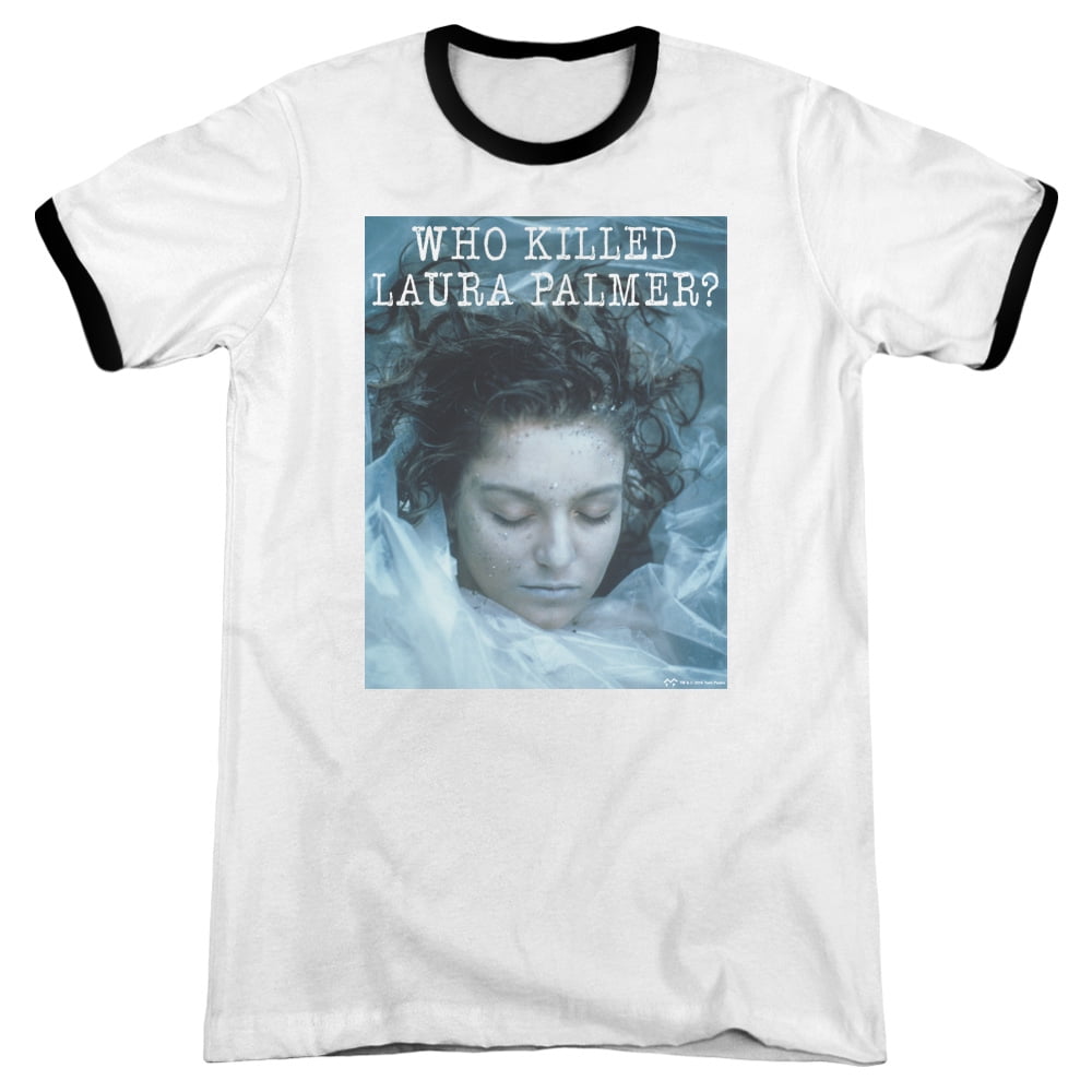 Twin Peaks - Who Killed Laura - Heather Ringer Short Sleeve Shirt - XXX-Large  - Walmart.com