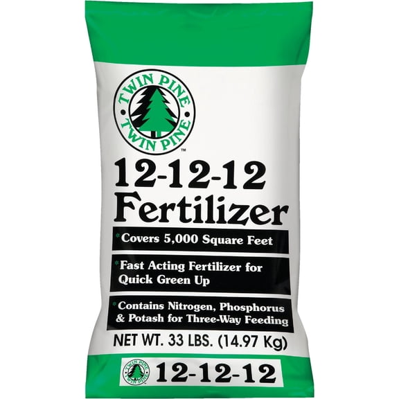 Twin Pine 7137 40 lbs All-purpose Fertilizer 12-12-12 Outdoor & Indoor Plant Use, Easy Application