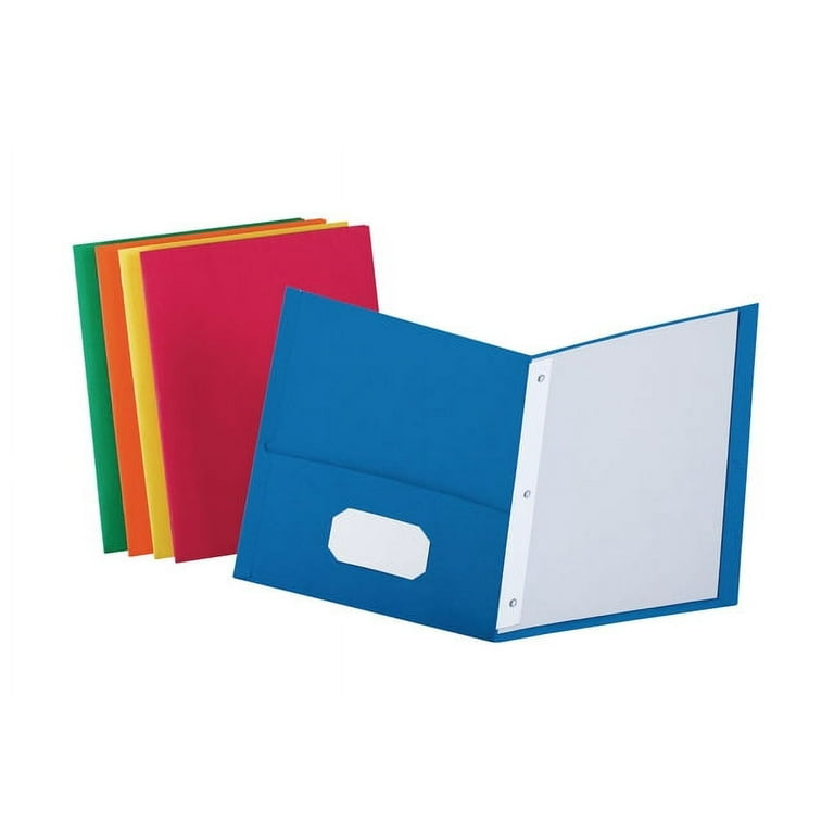 Twin-Pocket Folders with 3 Fasteners, 0.5 Twin-Pocket Folders with 3 Fasteners, 0.5