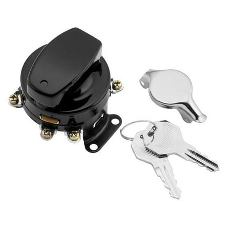 Twin Power 370051 Fat Bob Style Ignition Switch - Black