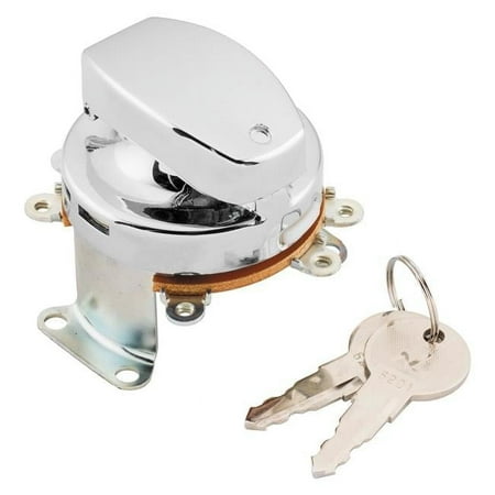 Twin Power 601585 Late Models Fat Bob Style Ignition Switch for 1973-1985 Harley Davidson Electra Glide