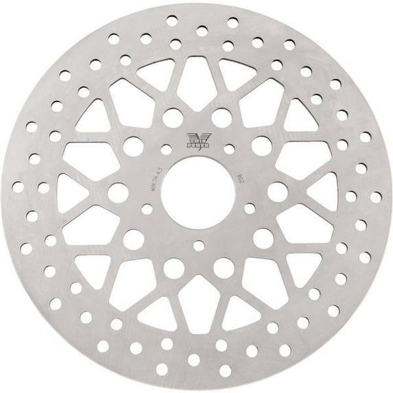 Twin Power Rear Non Floating Mesh Design Brake Rotor 1404T