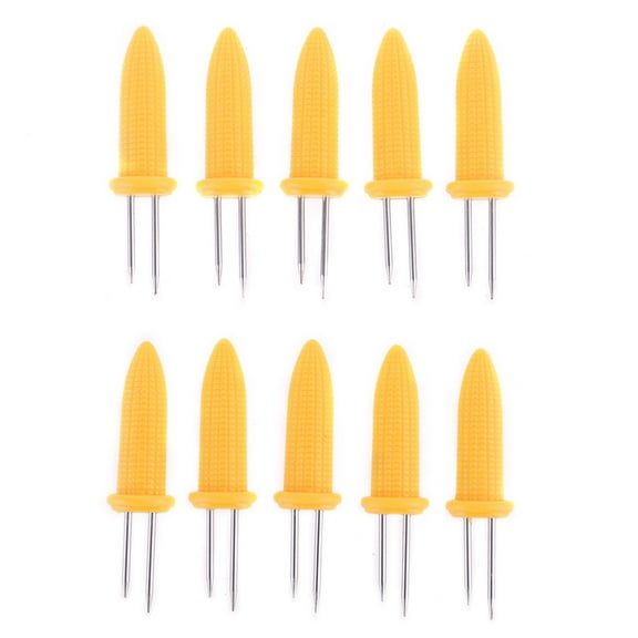 Twin Prong Corn Fork Prong Skewers Home Cooking Fork Kitchen Tools for Barbecue