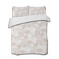 thumbnail image 1 of Twin Quilt Bedding Set, Nautical Seashell Reversible Summer Quilt 3 Pieces, Summer Coastal Marine Shells Beige Lightweight Bedspreads Coverlets with 2 Pillow Shams for All Seasons, 1 of 5