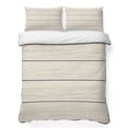 thumbnail image 1 of Twin Quilt Set 68''x86'', Beige Wood Grain Lightweight Summer Bedspread Coverlet Set with 2 Pillow Shams, Rustic Retro Wooden Plank Farmhouse Breathable All Season Quilt Bedding for Dorm/Bedroom, 1 of 9