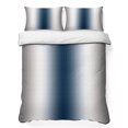 thumbnail image 1 of Twin Quilt Set 68''x86'', Gray Navy Blue Lightweight Summer Bedspread Coverlet Set with 2 Pillow Shams, Modern Gradient Geometric Breathable All Season Quilt Bedding for Dorm/Bedroom, 1 of 9