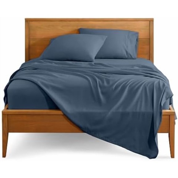 Twin Sheet Set - 1800 Ultra-Soft Microfiber Twin Bed Sheets - Double Brushed - Deep Pockets - Easy Fit - Extra Soft - 3 Piece Set - Bedding Sheets & Pillowcases (Twin, Bering Sea)