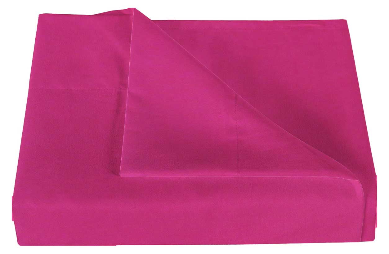Twin Single Flat Top Sheet 100 Cotton Jersey Measures 67 x 96