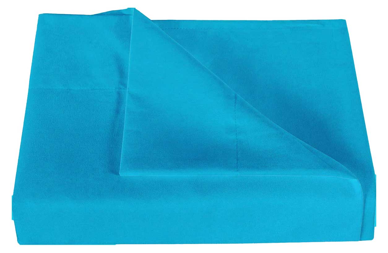Twin Single Flat Top Sheet 100 Cotton Jersey Measures 67 x 96