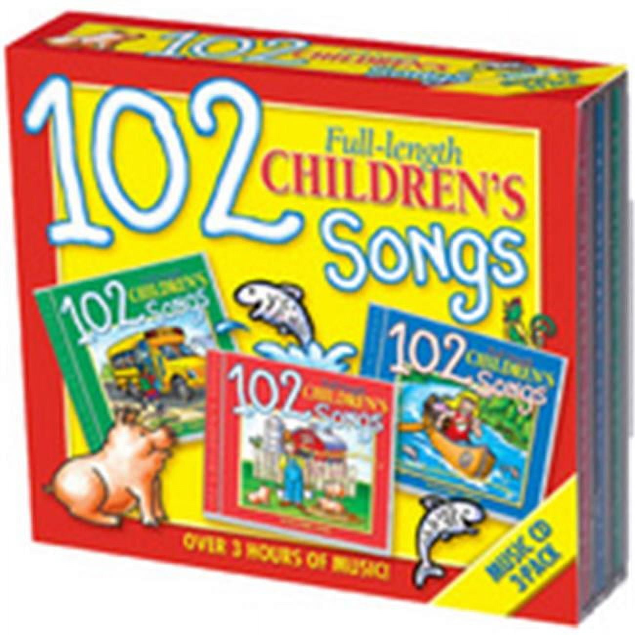 ValuePriced Twin Sisters 102 Children's Songs 3CD Boxed Set for All