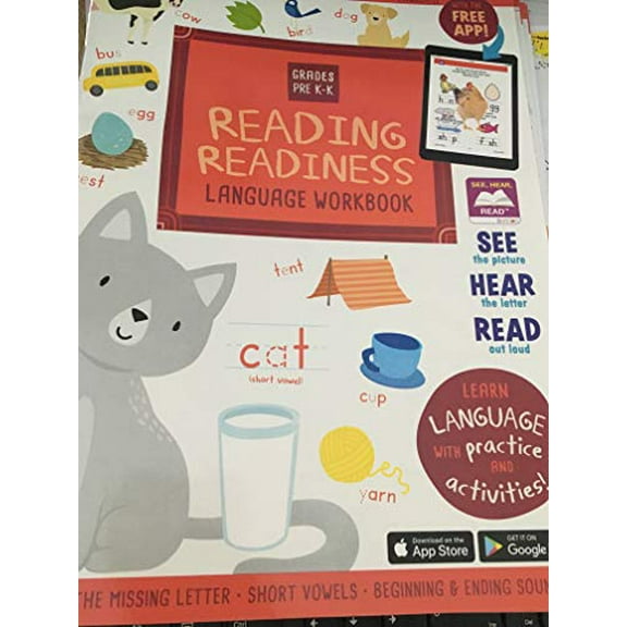 Pre-Owned Reading Readiness Language Workbook - Grades Pre-K to K Paperback