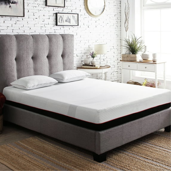 Twin Size 10" Cooling Copper Memory Foam Mattress - 3-layer Setup For Unbeatable Comfort And Support 10 Inch Mattress, Configuration