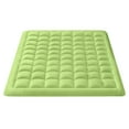 thumbnail image 1 of Twin Size- 3 Piece 800 GSM Down Alternative 3 Inch Thick Upto 15" Deep Pocket Fitted Mattress-Topper Protector for Extra Soft Comfortable Sleep for All Season- Twin(39X75 Inche), Sage Green, 1 of 5