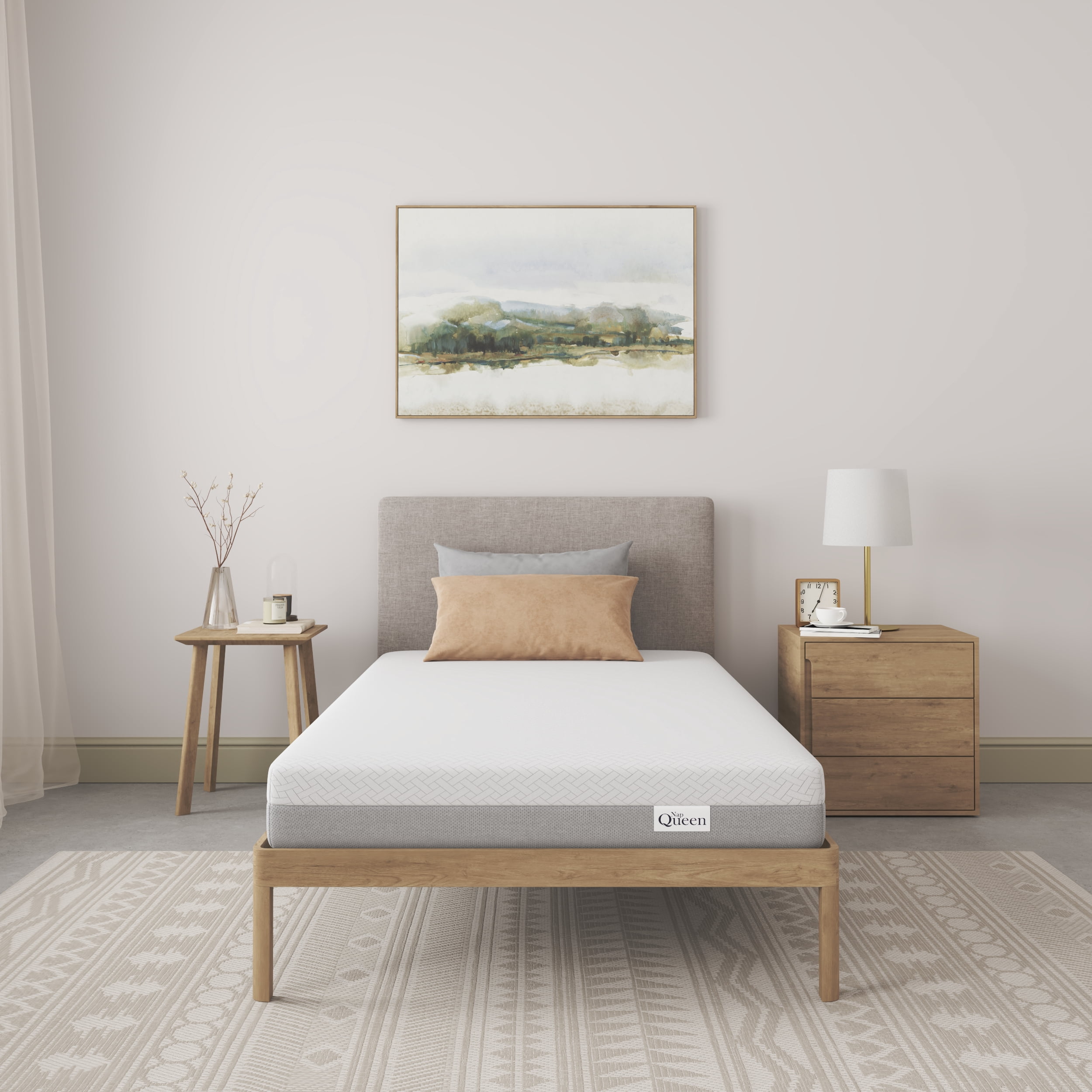 Twin Size 8 Inch Medium Firm Memory Foam Mattress, CertiPUR-US Certified Bed-in-a-Box for Enhanced Daily Sleeping Support