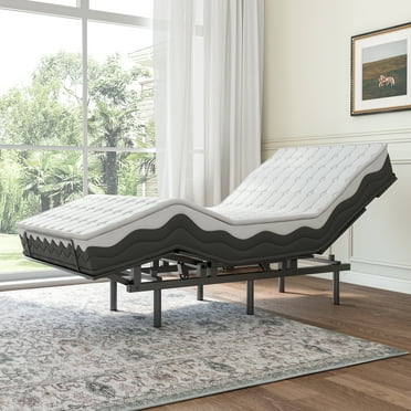 Twin Size Adjustable Bed Frame -Wireless Remote -Memory Function -Bed Base -Head and Foot Lift Incline -Zero Gravity -Quiet Motorfor Lying Down, Reading, Watching TV,Fatigue,Backache