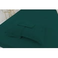 thumbnail image 1 of Twin Size Bamboo Derived Rayon Bed Sheet Set - Softer than Cotton Sheets Twin Size - Wrinkle Free - 16" Deep Pockets - 3 Piece - 1 Fitted Sheet, 1 Flat, 1 Pillowcases Twin Emerald, 1 of 5