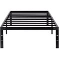 Twin Size Bed Frame, Metal Platform Frames No Box Spring Needed, Heavy ...