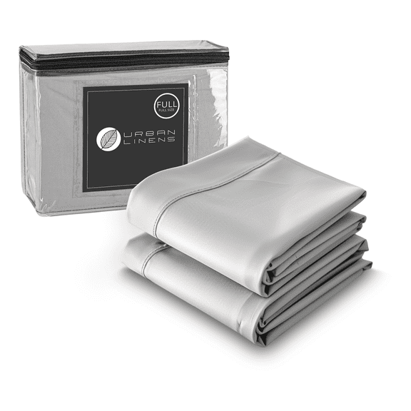 Twin Size Bed Sheet Set 4 Piece | Comfy Breathable | Easy-Fit & Wrinkle Free Sheets | Deep Pocket up to 16" | Cooling Sheets and Fade Resistant | Easy Care | Grey