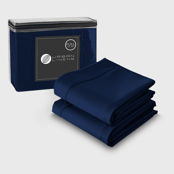 Twin Size Bed Sheet Set 4 Piece | Comfy Breathable | Easy-Fit & Wrinkle Free Sheets | Deep Pocket up to 16" | Cooling Sheets and Fade Resistant | Easy Care | Navy Blue