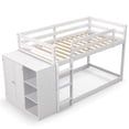 thumbnail image 1 of Twin Size Bunk Bed with Convertible Bookcase and Ladder, 1 of 8