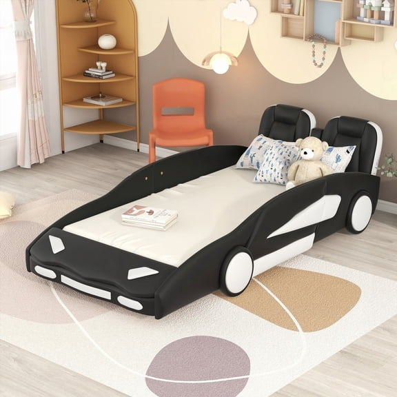 Twin Size | Car-Shaped Bed on Wheels - Safe & Robust