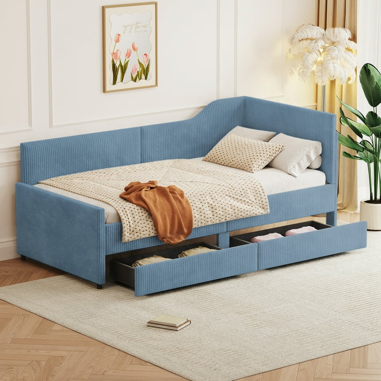 Blue daybed with storage discount
