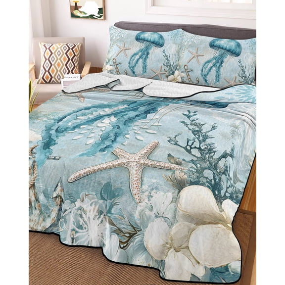 Twin Size Down Alternative Comforter, Lightweight Comforter Quilt Bedding Set with Pillow Shams All Seasons Bed Comforter Duvet Insert 68"x86"