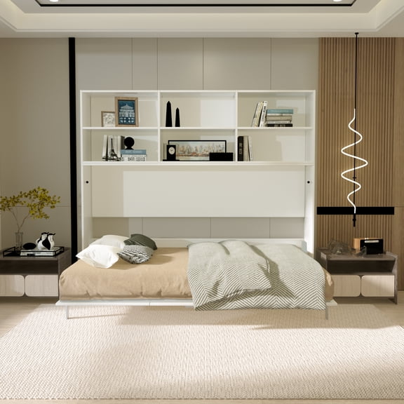 Twin Size Gaming Bed With a Rotating TV Mount Suitable for 65 Inch TVS And Metal Mesh Frame,Vented Console Storage, iron bed with Led and Powercoard