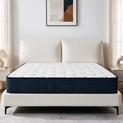 Twin Size Foam Mattress in a Box,10" Hybrid Mattresses Medium Firm Bed with Individually Pocket Coils Innerspring,Z-HOM
