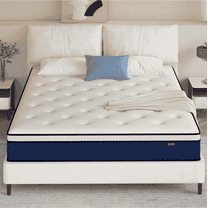 12 inch Twin Mattress, Memory Foam Mattress in a Box, Z-hom Hybrid Mattress Cooling Medium Firm Bed with Individually Pocket Coils Innerspring
