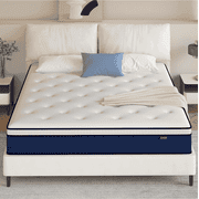 King Size Memory Foam Mattress in a Box,12 inch Hybrid Mattress Cooling Medium Firm Bed with Individually Pocket Coils Innerspring,Z-HOM