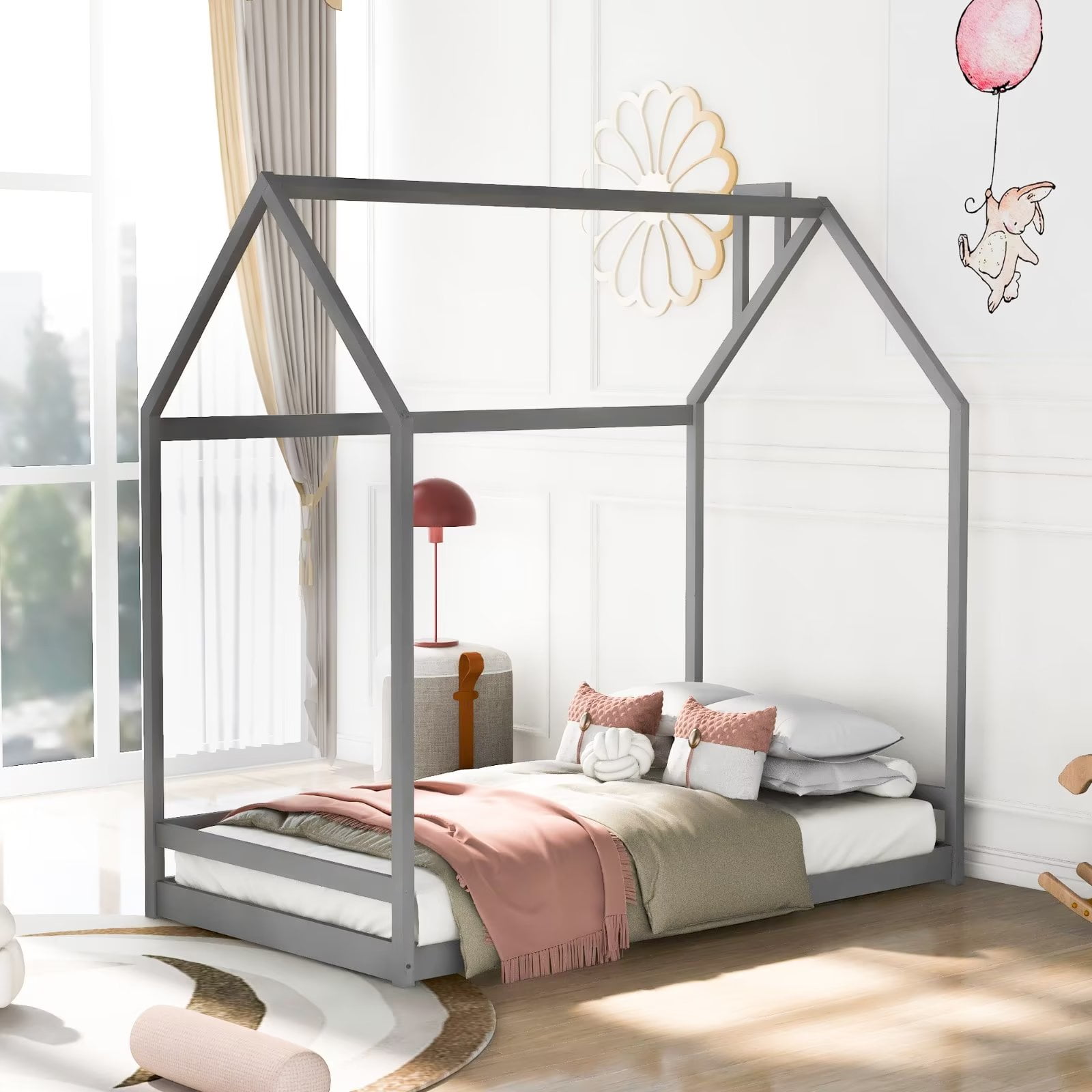 Kids canopy 2024 bed frame