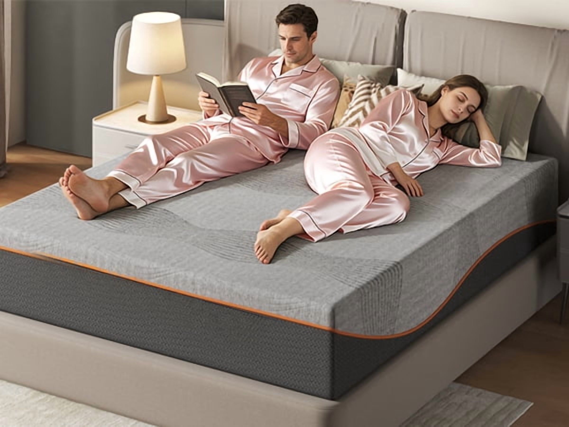 Twin Size Mattress,10 Inch Memory Foam Mattress, Fiberglass Free, Medium Feel, Breathable Cooling Layers, Certified Safe Materials