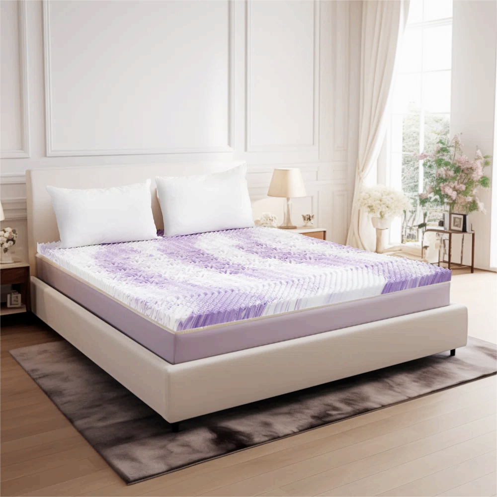 Twin Size Memory Foam Mattress Topper, 3 inch Mattress Pad, Comfort