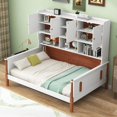 Twin Size Platform Bed with Multiple Storage, No Box Spring Required