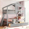 thumbnail image 1 of Twin Size - Play Space Included - Children's Room - Imagination Exploration, 1 of 2