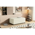 thumbnail image 1 of Twin Size Pull - out Ottoman Sleeper Bed - Durable Metal Frame, Perfect for Guests, 1 of 6