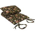 thumbnail image 1 of Twin Size Traditional Japanese Floor Futon Mattresses, Tatami Foldable Cushion Mats, Yoga, Meditaion 80 x 39 x 3 (Red Rose Black), 1 of 10