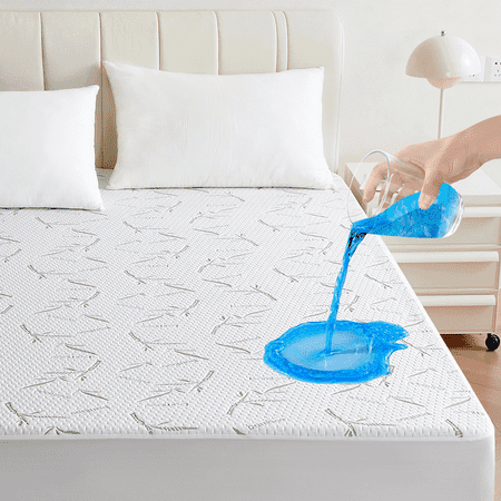 CshidWorld Twin Size Waterproof Mattress Protector, Breathable Bamboo Viscose Waterproof Mattress Pad, Hypoallergenic &Noiseless Mattress Cover with 8-21"Deep Pocket