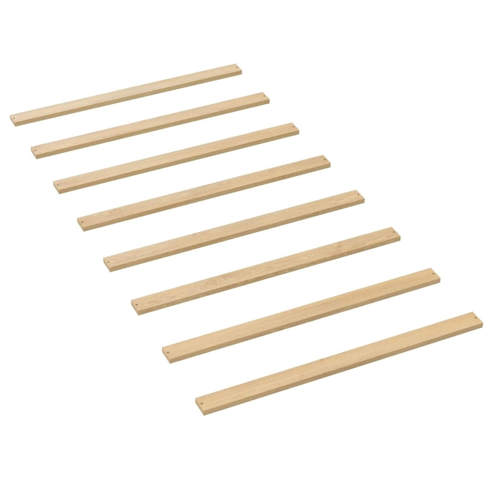 Twin Size Wood Bed Slats 39 inch 8 Pack Solid Pine Bunkie Board Box ...