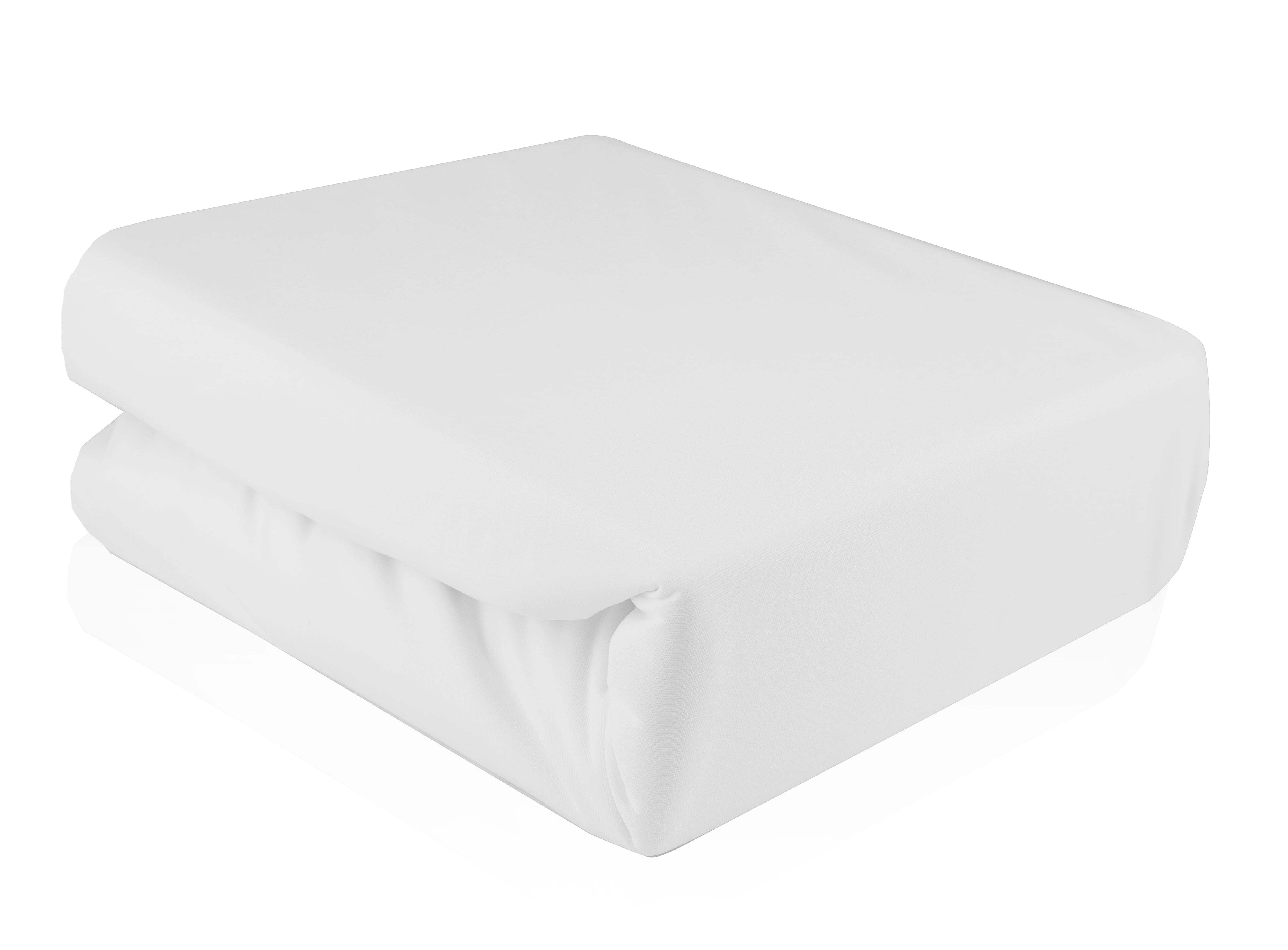 Twin Size Zippered Waterproof Mattress Protector, Polyester Cotton