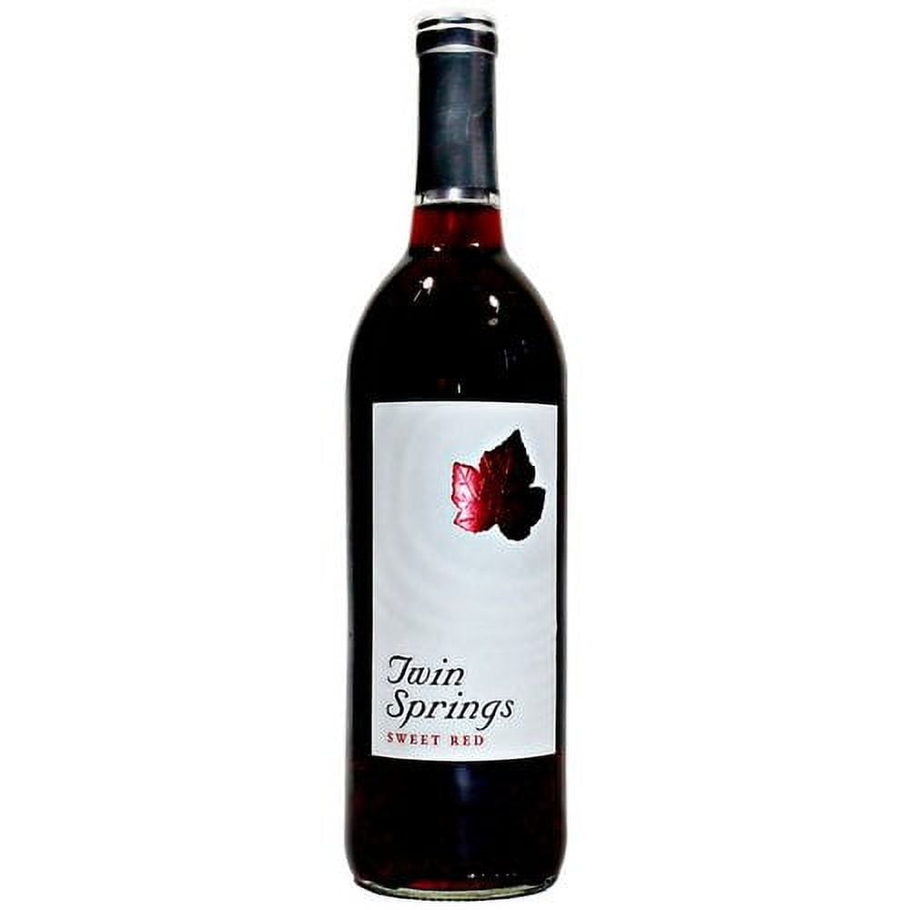 Twin Springs Sweet Red Wine, 750 mL