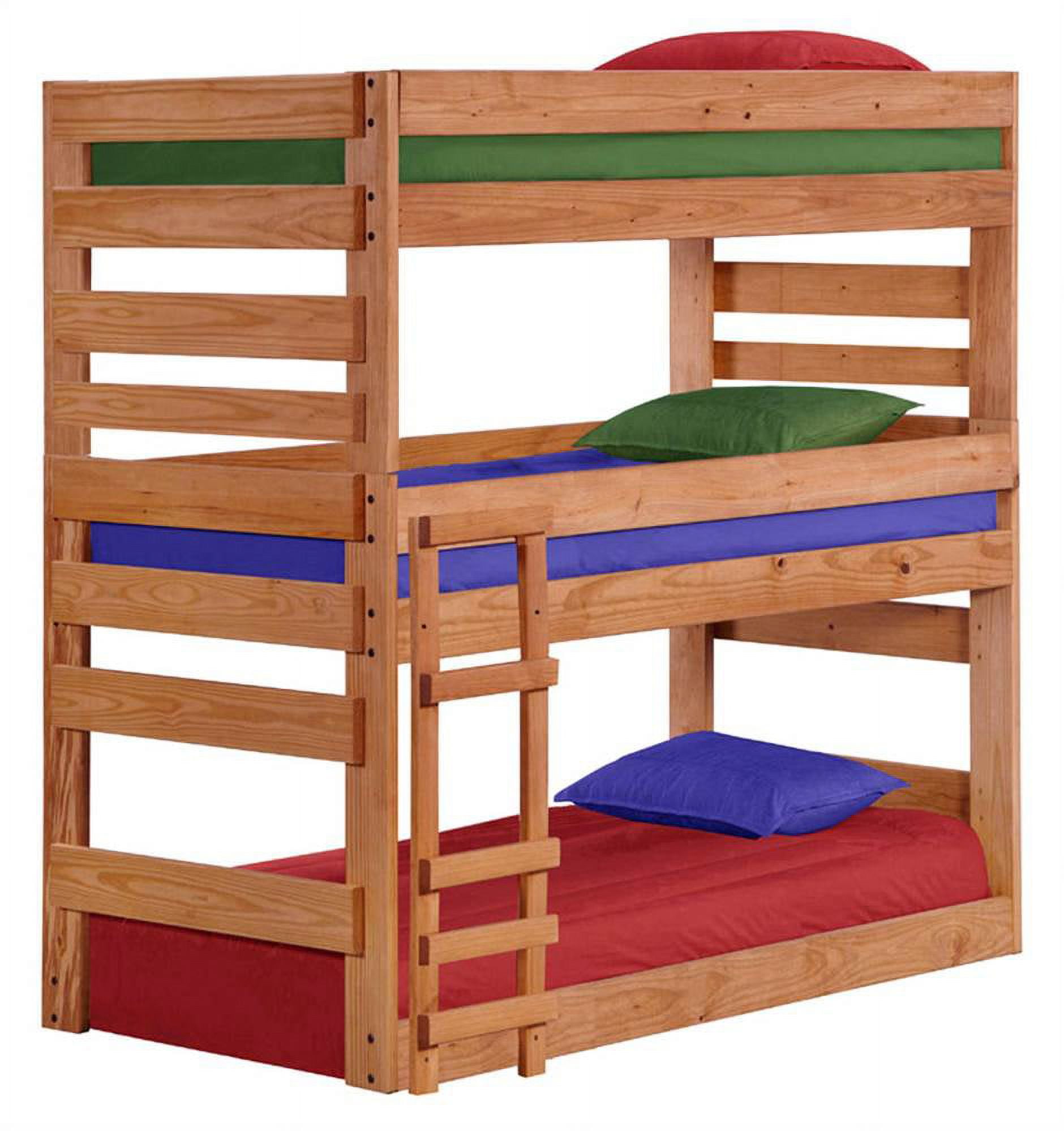 Twin Stackable Triple Bunk Bed