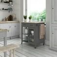 thumbnail image 1 of Twin Star Home 23.1 in. D Rolling Kitchen Cart, 1 of 12