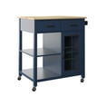 thumbnail image 1 of Twin Star Home 23.12 in. D Rolling Kitchen Storage Cart, 1 of 15