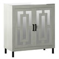 thumbnail image 1 of Twin Star Home Bar Cabinet with Mirrored Doors and Stemware Rack, 1 of 13