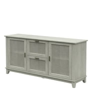 Twin Star Home Cane Panel Sideboard